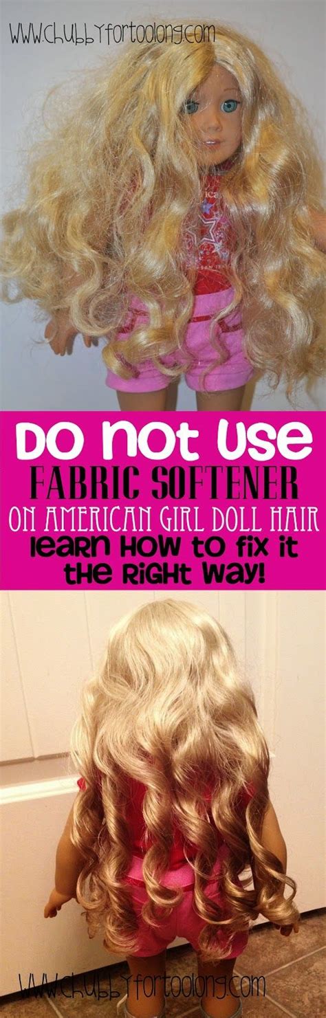 Do Not Use Fabric Softener On American Girl Doll Hair Learn How To Fix