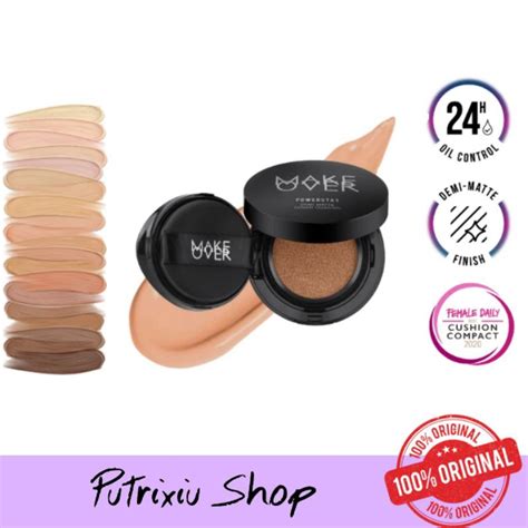 Jual New Shades Make Over Powerstay Demi Matte Cover Cushion G Cushion For Normal To Oily
