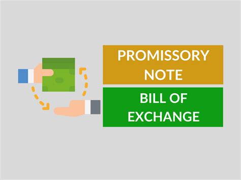 Difference Between Promissory Note And Bill Of Exchange Detailed
