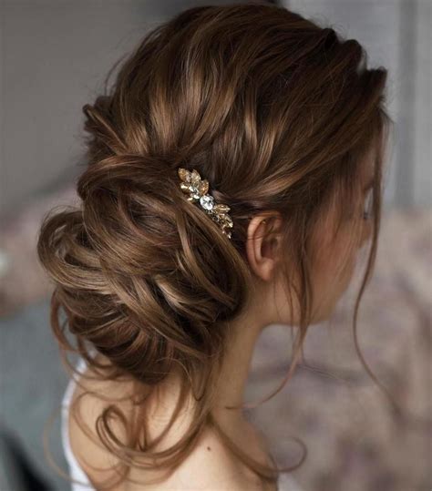 Famous Messy Side Bun Hairstyles For Wedding References Youhairinfo