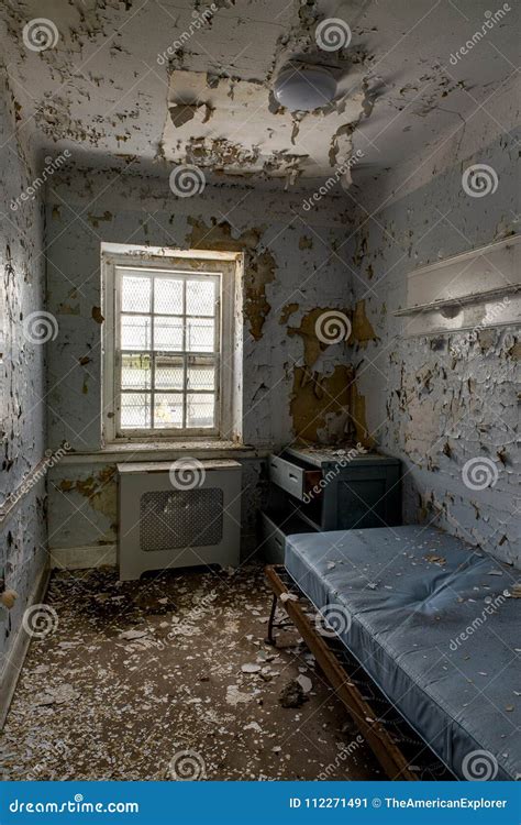 Derelict Bed In Bedroom Abandoned Sleighton Farm School