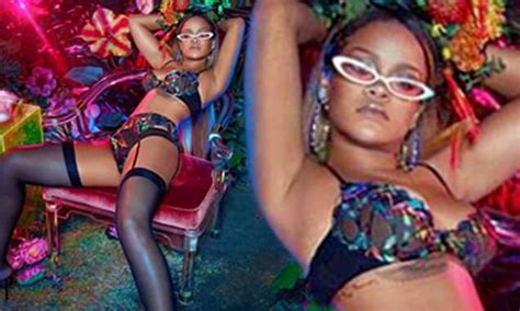 Rihanna Releases New Image In Lacy Lingerie For Her Sexy Savage X Fenty