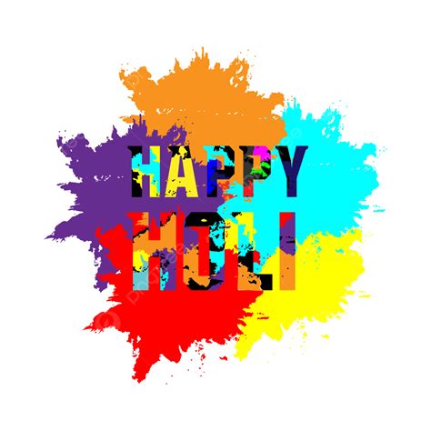 Happy Holi Festival Vector Png Images Happy Holi Festival New Design