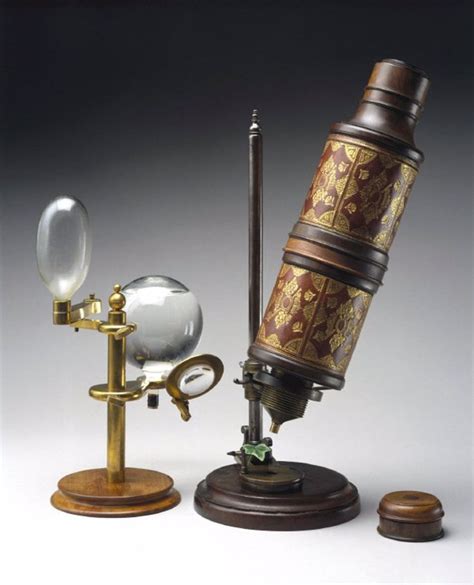Microscope Associated With Robert Hooke 1635 1703 Shown With A Copy