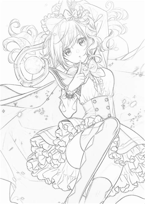 Ilumina Anime Girl Anime Drawings Sketches Anime Sketch Kawaii