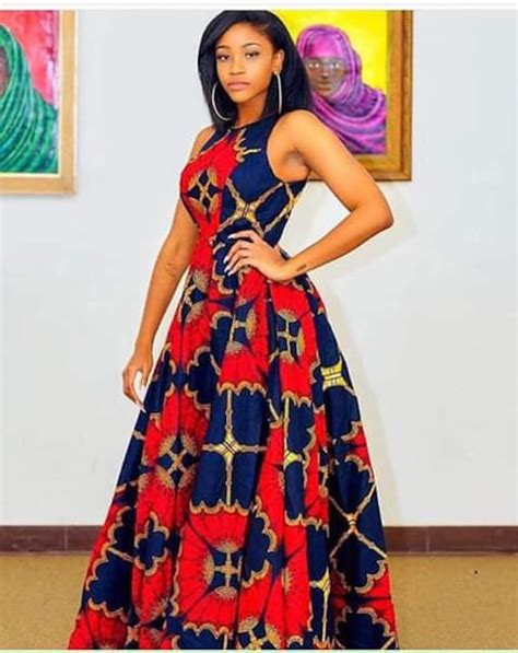Ankara Maxi Dress African Print African Dress Etsy