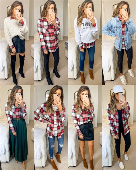 Dressupbuttercup Liketoknowit Flannel Fashion Casual Fall Outfits