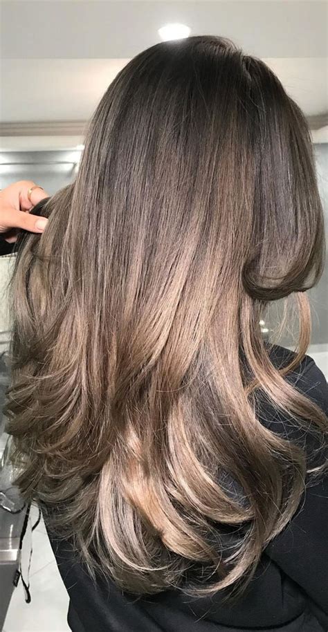 Stunning Autumn Hair Colour Ideas To Embrace The Season Medium Ash Brown Balayage