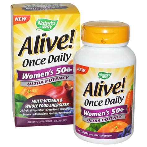 What is the best multivitamin for women? Nature's Way, Alive! Once Daily, Women's 50+ Multi-Vitamin ...