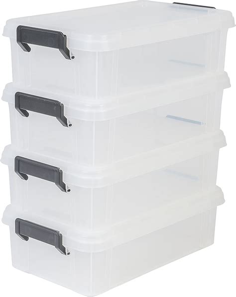 Iris Set Of 4 Storage Boxes Boxes With Lid Stacking Boxes Multi