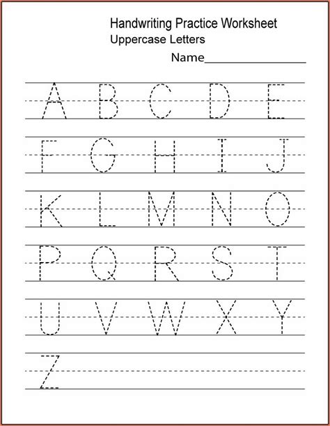 Printable Traceable Alphabet Worksheets A Z Activity Images And