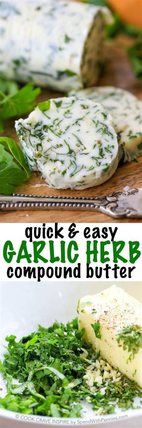 Garlic Herb Compound Butter For Steak Recipe Butter