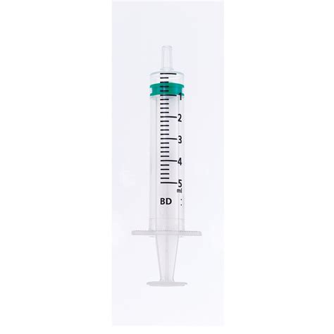 Syringe 5ml Disposable Single Use Emerald Mrs Scientific