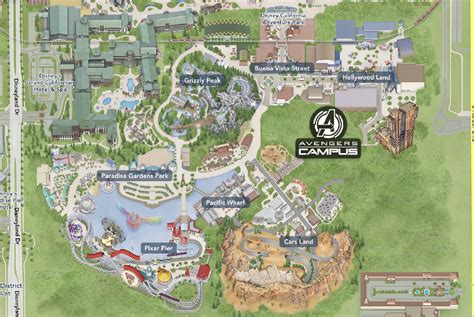 Avengers Campus Map Micechat