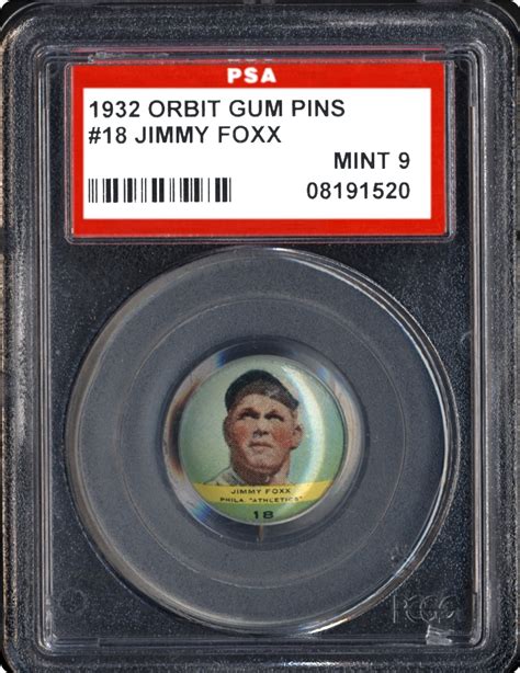Baseball Cards 1932 Orbit Gum Pins Pr2 Psa Cardfacts™