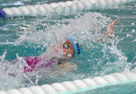 cape girls swimming wins henlopen conference meet cape gazette