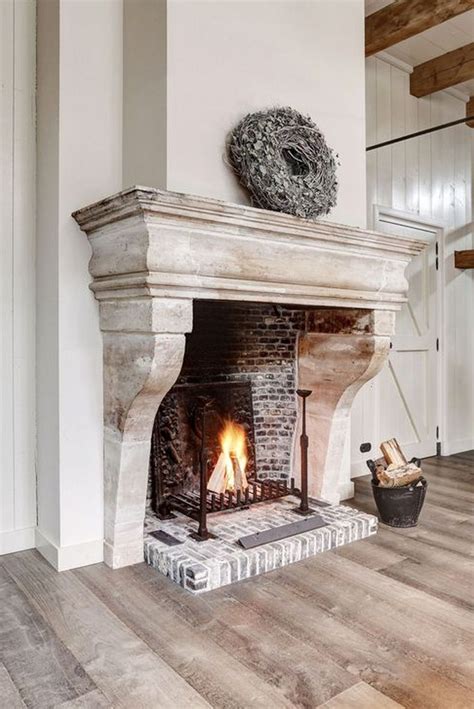 41 Best Rustic Farmhouse Fireplace Ideas For Your Living Room Page