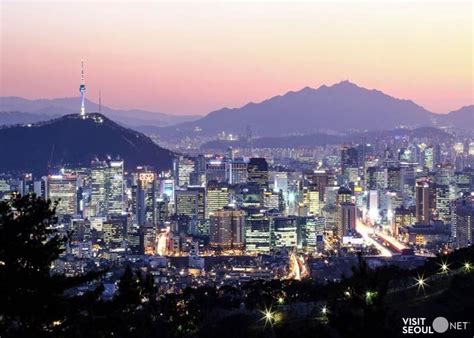 Wallpaper Pemandangan Indah Di Korea Selatan Pada Malam Hari Arini Gambar