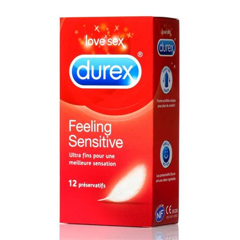 Préservatif Durex Feeling Sensitive Ultra Fins En Latex