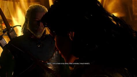 Geralt Yennefer Having Sex Romantic Scene The Witcher Wild Hunt Youtube