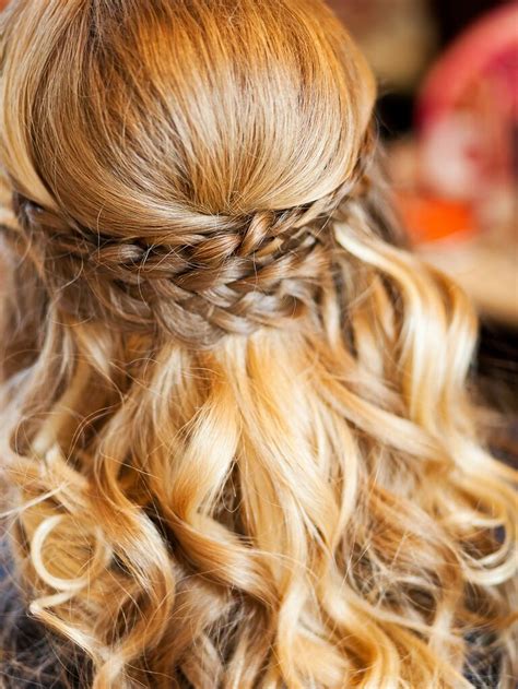 French Braid Hairstyles Half Up Half Down Easy Braid Haristyles