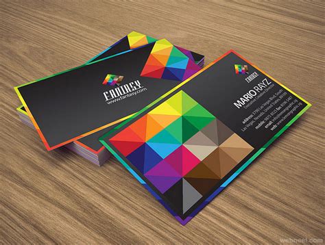 30 Colorful Business Card Design Examples For Your Inspiration