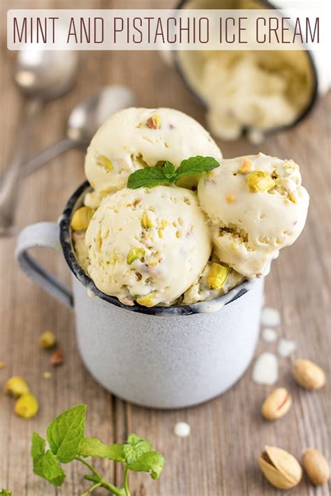 Fresh Mint And Pistachio Ice Cream Recipe Happy Foods Tube