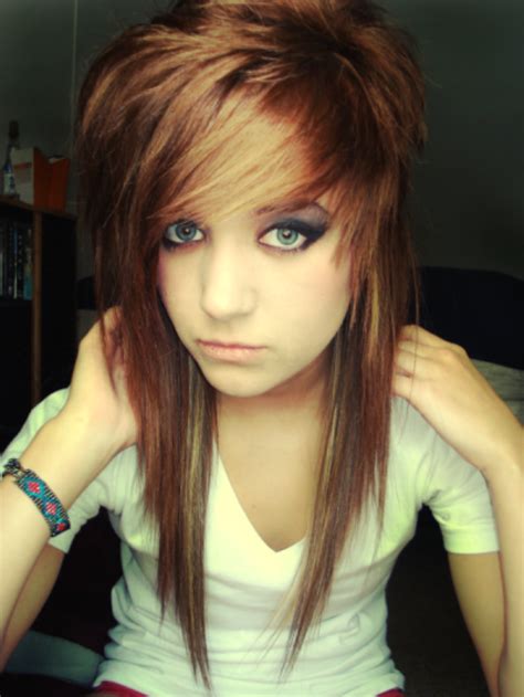 Emo Hair Girl Long Emo Haircut Color Ideas Picture Hair Style
