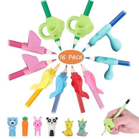 Silicone Pencil Grip Rubber Fingertip Grips Handwriting Pencil Holder