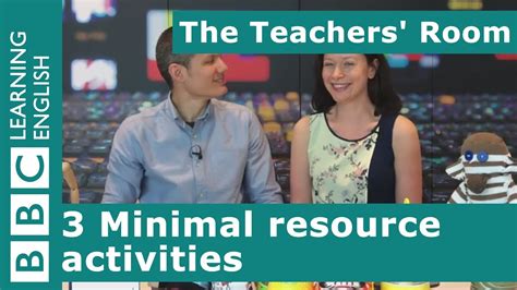 The Teachers Room 3 Minimal Resource Activities Youtube