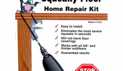 Squeak-Relief Floor Repair Kit in 2020 | Squeaky floors, Home repair