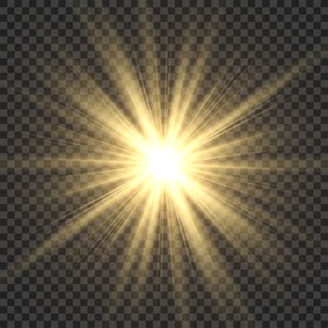 Premium Vector Realistic Sun Rays