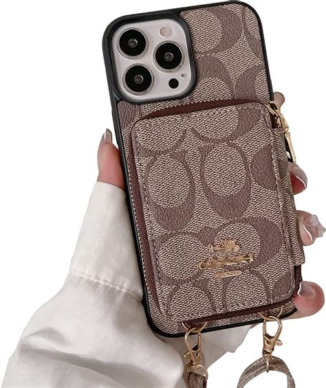 Mino Mall Designer Wallet Case Compatible With 14 Plus Crossbody Strap