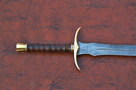 32 Inches Long Sting Sword 22 Long Hand Forged Damascus Steel Double