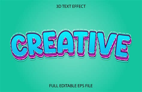 Creative 3d Editable Text Effect Free Graphic By Gfxexpertteam
