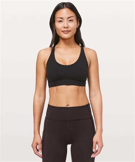 Lululemon Flow Freely Bra Black Lulu Fanatics