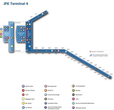 Jfk Terminal 5 Map Food