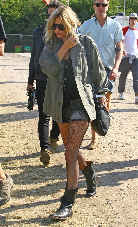 See Kate Moss Best Glastonbury Festival Fashion Moments Popsugar