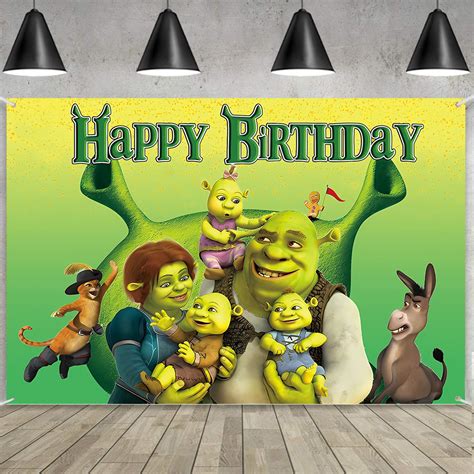 Mua Shrek Party Decorations Shrek Themed Happy Birthday Party Banner