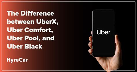 The Difference Between Uberx Uberxl Uberselect And Uberblack