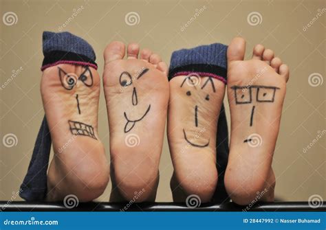 Foot Faces Stock Photography Image 28447992