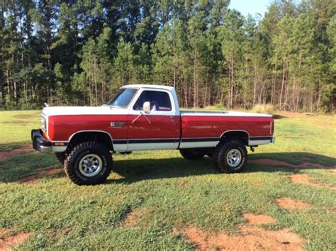1987 Dodge D150 4x4 Lifted Truck Not Ford Gmc Chevy For Sale Photos