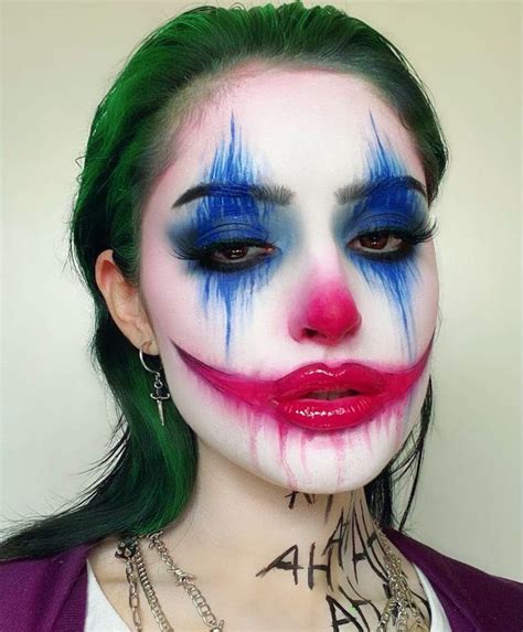 Joker Makeup Girl Halloween Makeup Joker Halloween Makeup Amazing