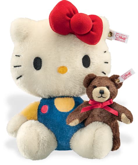 Steiff Limited Edition Teddy Hello Kitty 40th Anniversary Bear 682216