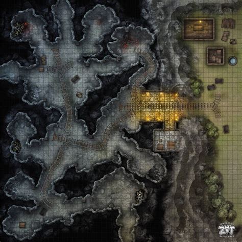C4 Grid Mine By Zatnikotel On Deviantart Dungeon Maps Tabletop Rpg