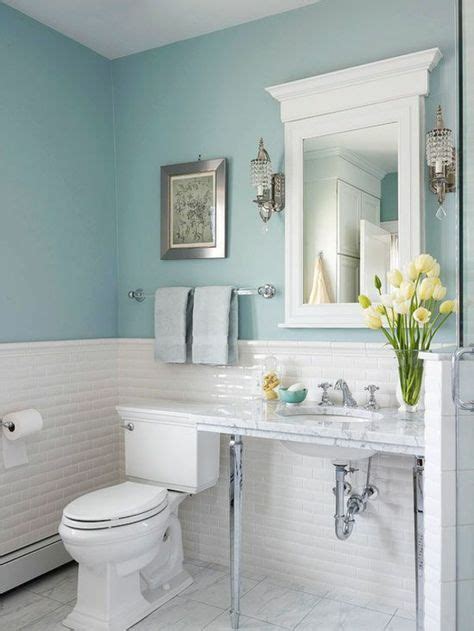 Bathroom Pastel Mint Green Wall Tiles White In 2019 Blue Bathroom