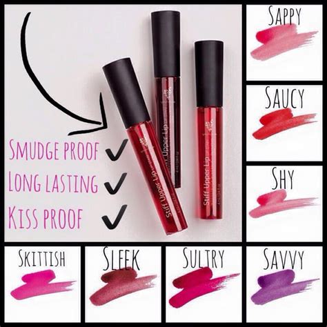 Younique S Stiff Upper Lip Lip Stains I Adore These Stains And Shades Truly Smudge Proof