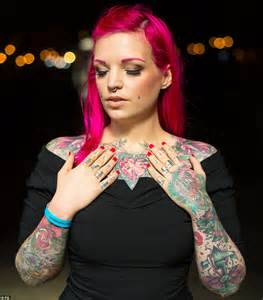 Tattoo Devotees Showcase Beautiful Designs At East Londons Tobacco Dock Daily Mail Online