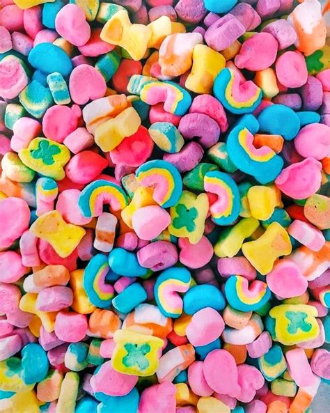 Lucky Charms Marshmallows Aesthetic Food Cute Food Wall Collage
