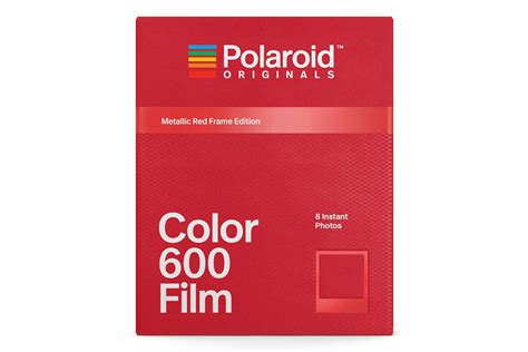 Polaroid Originals Color Film For 600 Metallic Red Frame Edition